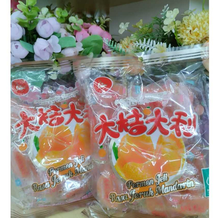 

Mandarin orange Jelly Candy
