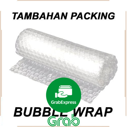 

Tambahan Plastik Extra bubble wrap packing Lebih Aman Anti Rusak Penyok dan Pecah