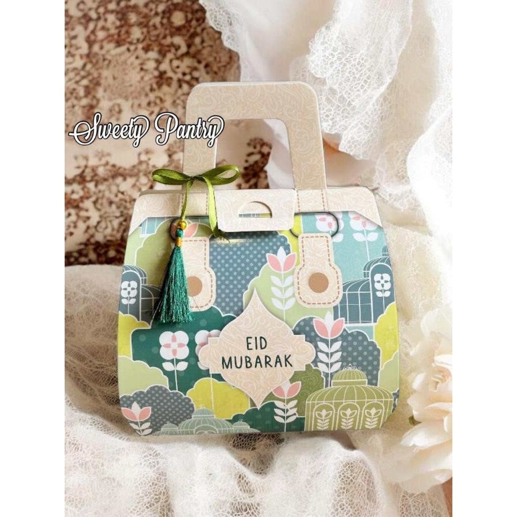 

5PCS - LATIFAH - Box hampers Lebaran kotak packaging Idul Fitri jar toples/ langsung proses