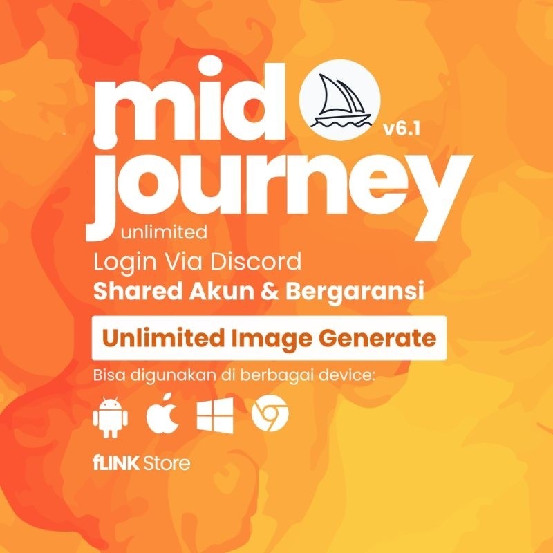 MIDJOURNEY PREMIUM UNLIMITED 30 HARI RESMI