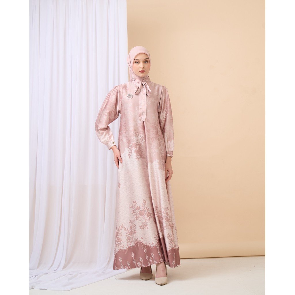 At Muflih - Safiya Dress Gamis Dewasa Premium Silk