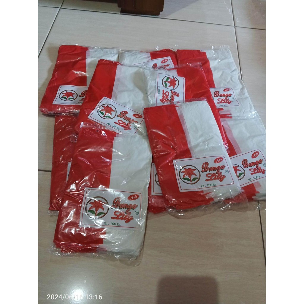 1 pack Bendera Indonesia Plastik Isi 100 / Bendera Plastik isi 100 grosir