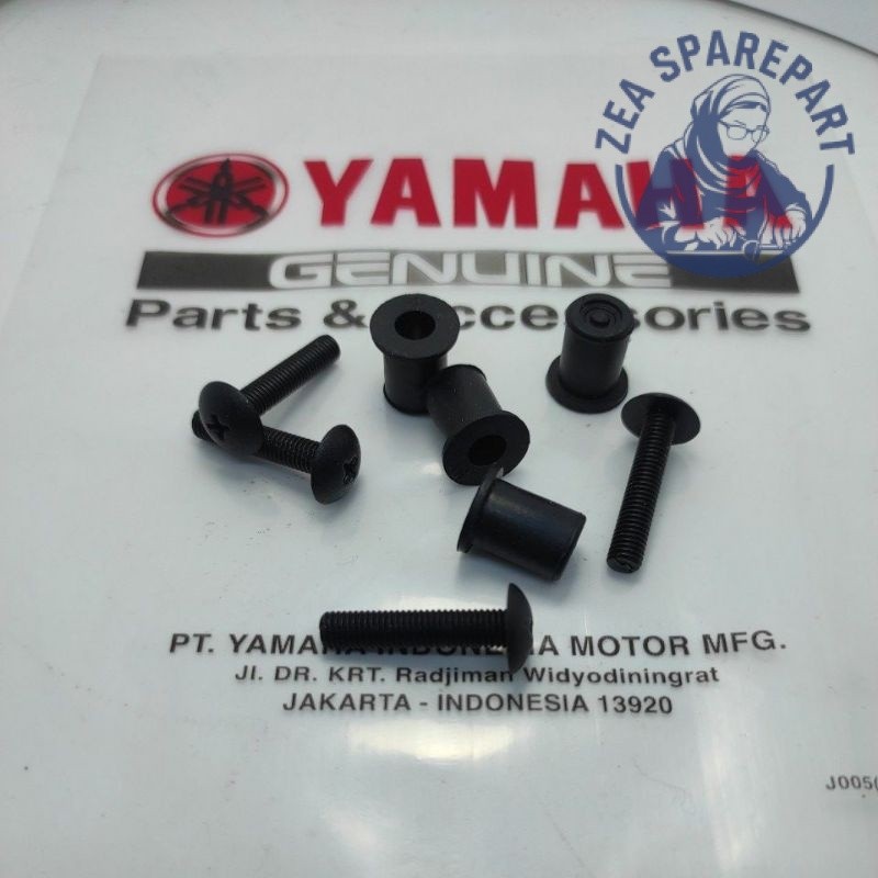 Mur baut plastik visor aerox Nmax Xmax Xride 4set