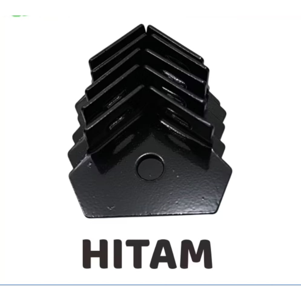 ALAS RODA DI SIKU LUBANG ,Plat Siku Alas Roda untuk Siku Lubang, Kaki Besi, Besi Siku Rak ,plat roda