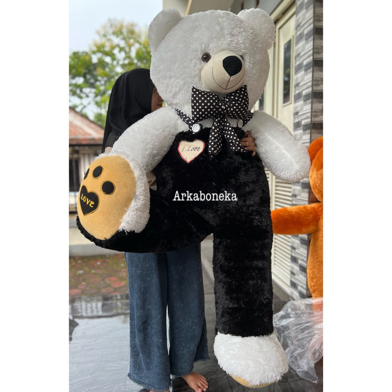 BONEKA JOJON HITAM PUTIH TELAPAK 1,5METER