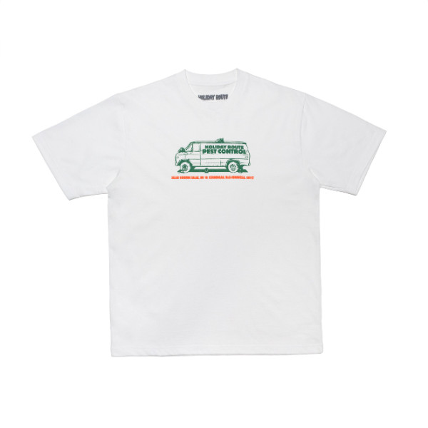 Holiday Route Pest Control Tee White