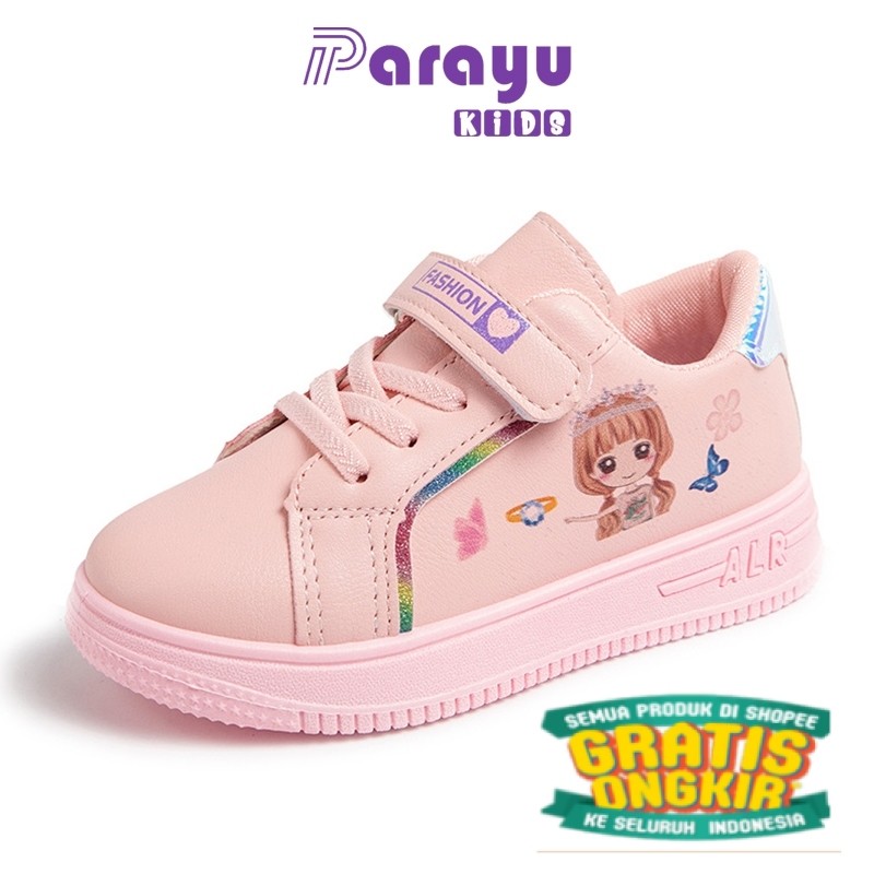 Parayu Kids - Sepatu Anak Perempuan Import 034 ALR Aika Import/ marun maroon merah bata maron