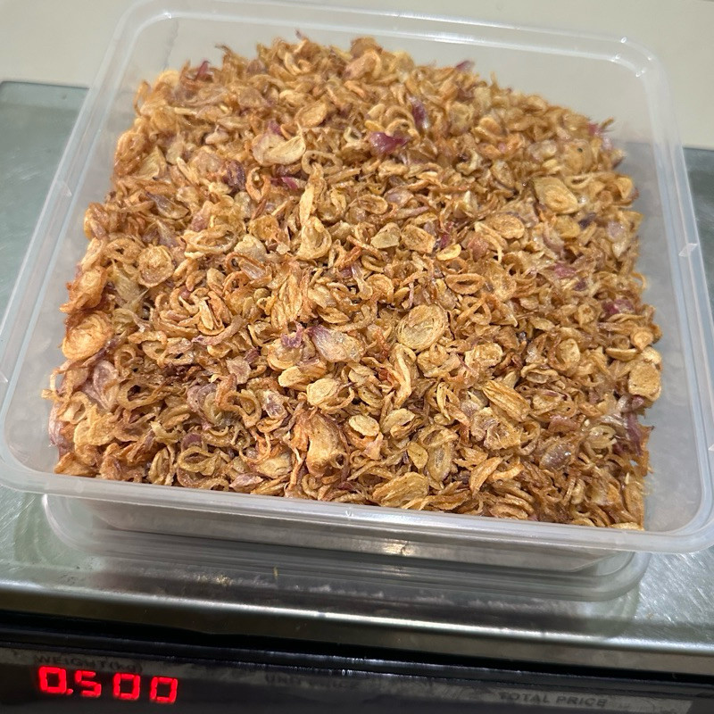 

BOX - BAWANG GORENG Super Premium Gurih Renyah 250 gram dan 500 Gram Ori Bawang Goreng Grade A 20% Tepung Brambang Goreng Asli Terlaris