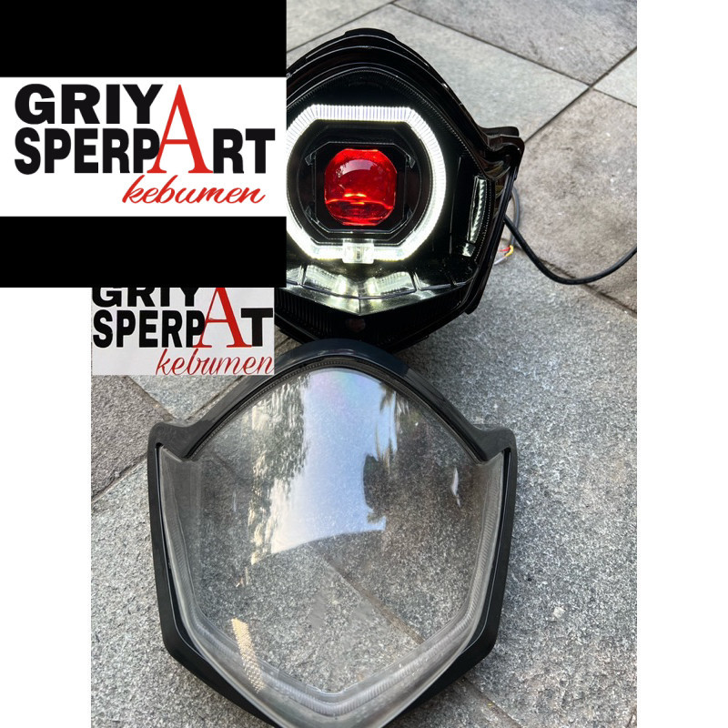 Lampu depan vixion old lama biled billed MATRIX