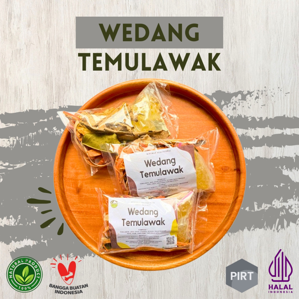 

Wedang TEMULAWAK Rempah Asli Khas Mamigus