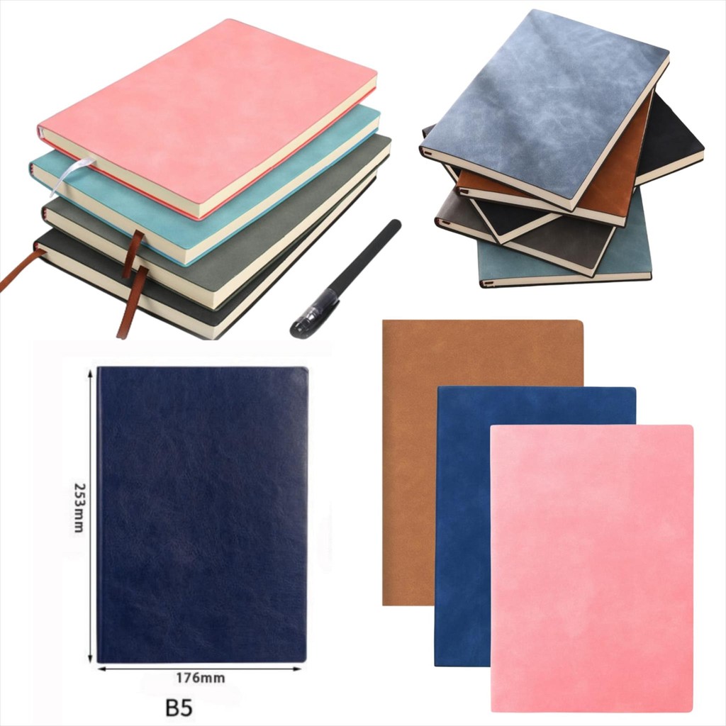 

MW070 Buku Notebook Kulit B5 Note Book Kertas Catatan Serbaguna Kecil Pocket Kuliah Kantor Journal Tulisan