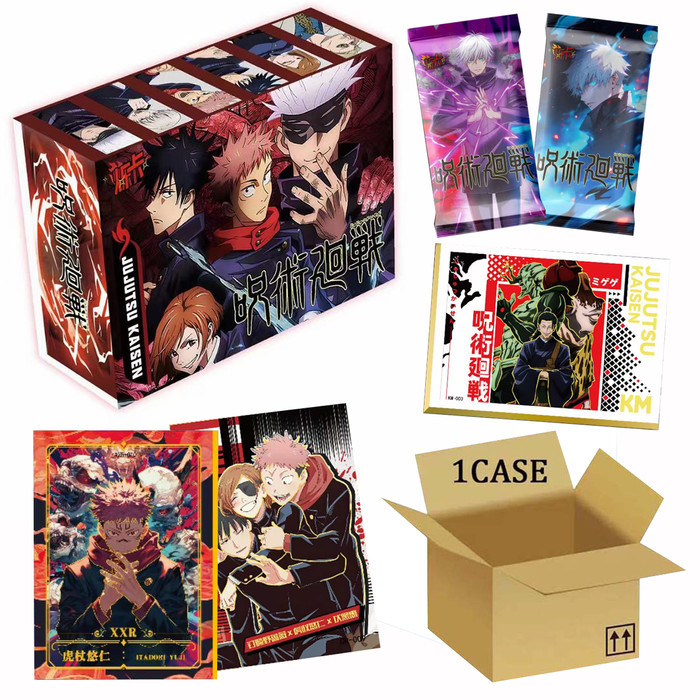 

Wholesale Jujutsu Kaisen Collection Cards Case Shuo Card Jujutsu Kaisen Dazzle Card Texture Card Classic Acg Perimeter Kids Toys