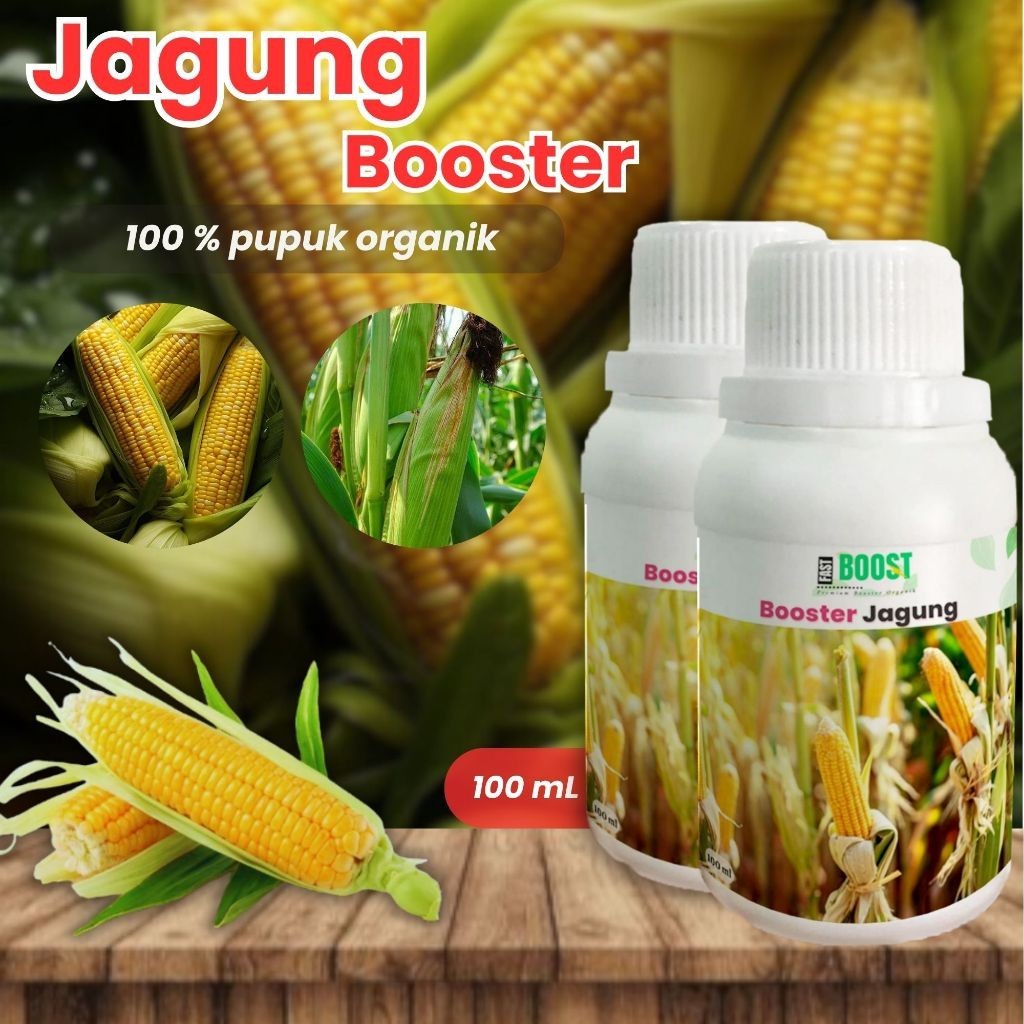 Booster Pupuk Cair Jagung (100ml) I pupuk organik pelebat jagung I pupuk organik perangsang jagung
