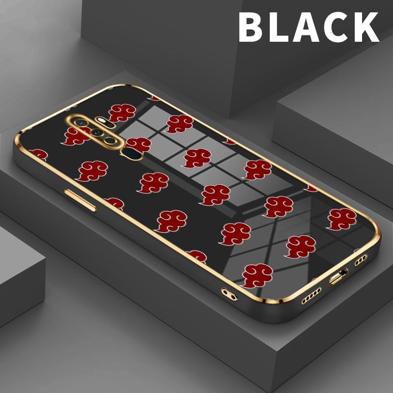 Casing Hp For Oppo A9 2020 A8 A83 A91 A92 A93 A94 A95 A96 A96 5G A98 A9x Cartoon NARUTO Straigth Edg