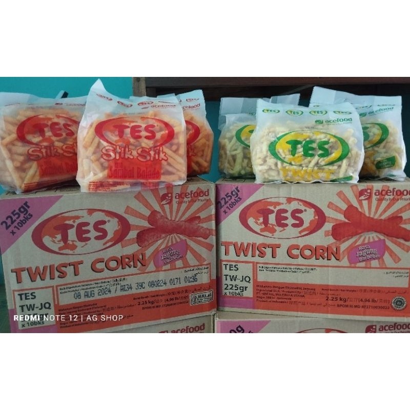 

TES Stik Sambal Balado dan TES Twist Jagung bakar 200/225 gr