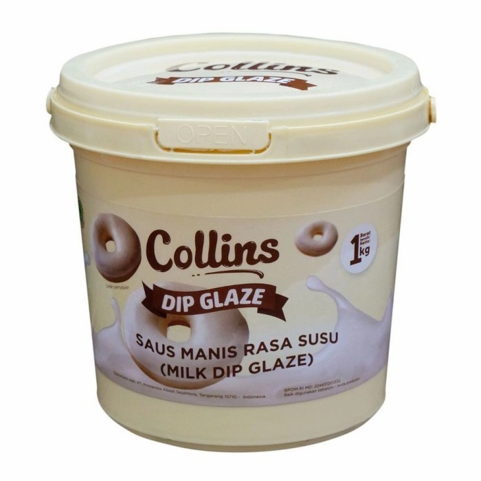 

Collins Dip Glaze Milk 1kg Saus Manis Rasa Susu