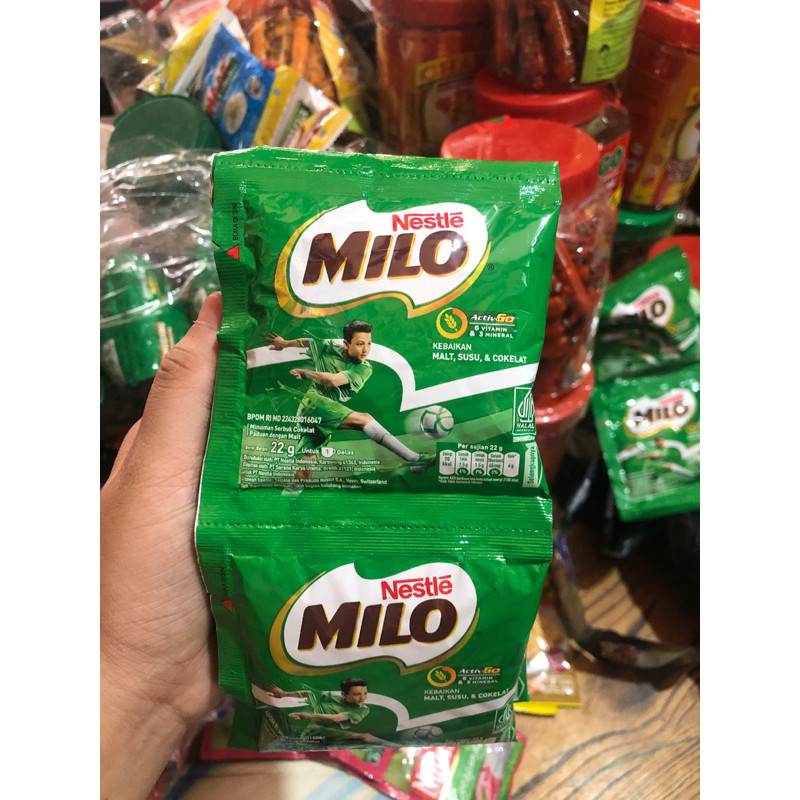 

Milo Activ-Go 1 Renceng isi 11 Sachet x 22gr