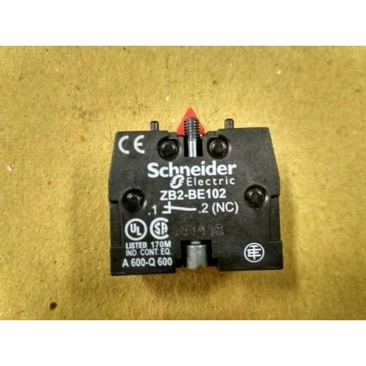 SCHNEIDER CONTACT BLOCK NC ZB2BE102