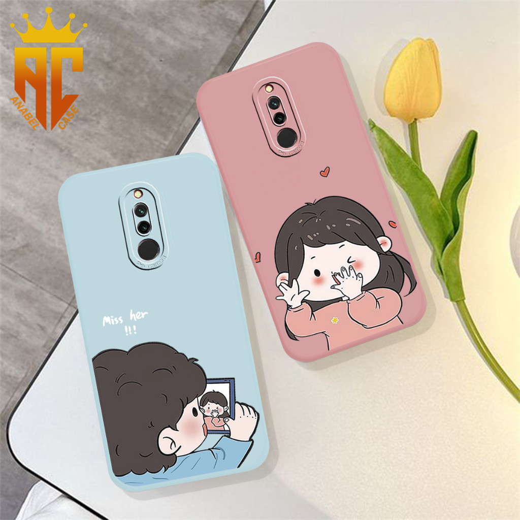 [SRD6] Softcase Silikon Prokamera Redmi 8/Redmi 8A Pro Couple Case Lucu Kekinian - Case Couple Pasan