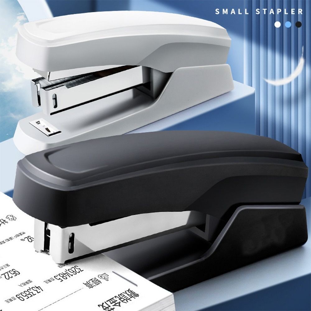 

Use 24/6 Staples Stapler Mini Portable Color Long Stapler Effortless Large Size Bookbinding Machine Bookbinding Supplies