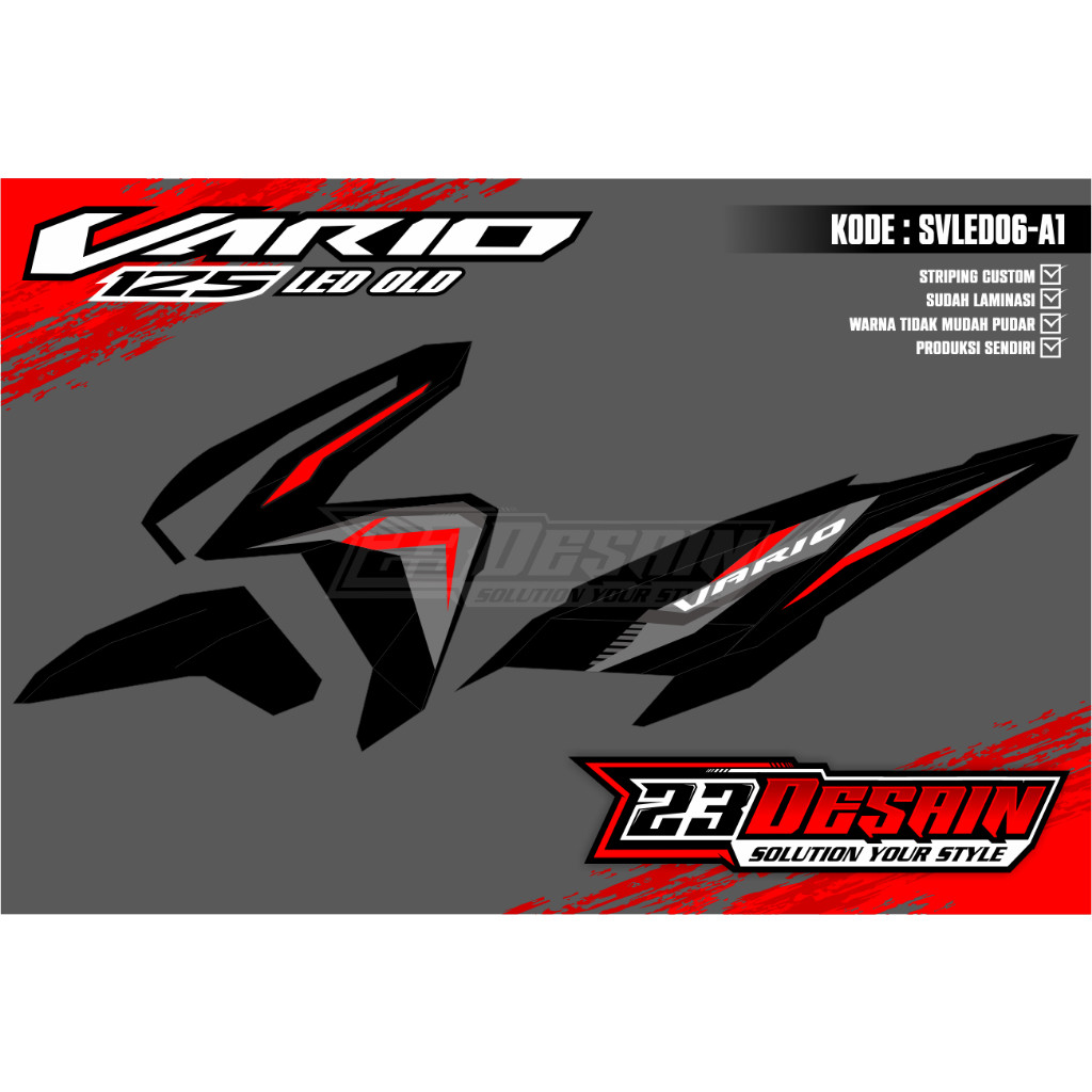 Striping Vario 125 Led Old Malaysia Striping Vario New Striping Click Malaysia Striping Vario 125 20