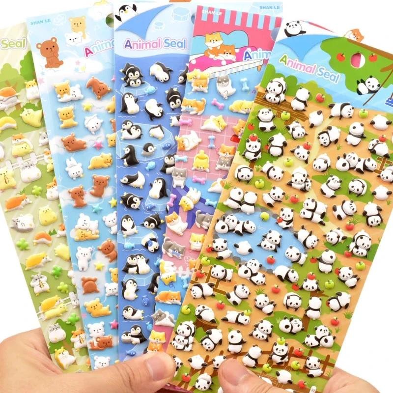 

Kawaii Cute Small Foam 3D Decorative Animal Stationery Stickers Scrapbooking DIY Diary Album Stick Label