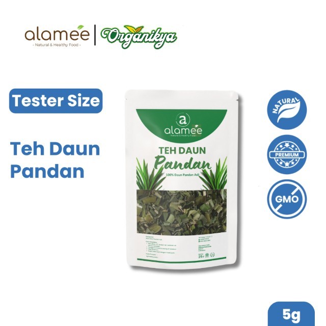 

Teh Daun Pandan Kering Leaf Tea Organik Alami Minuman Herbal Siap Minum Seduh 5 Gr organikya
