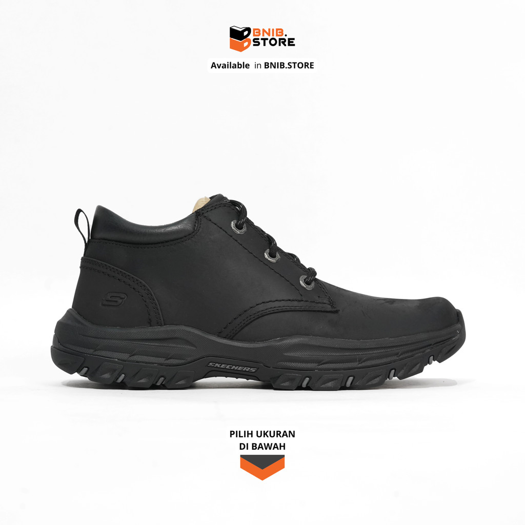 Skechers Pria Knowlson Rahmurst Full Black [204921BLK] Original