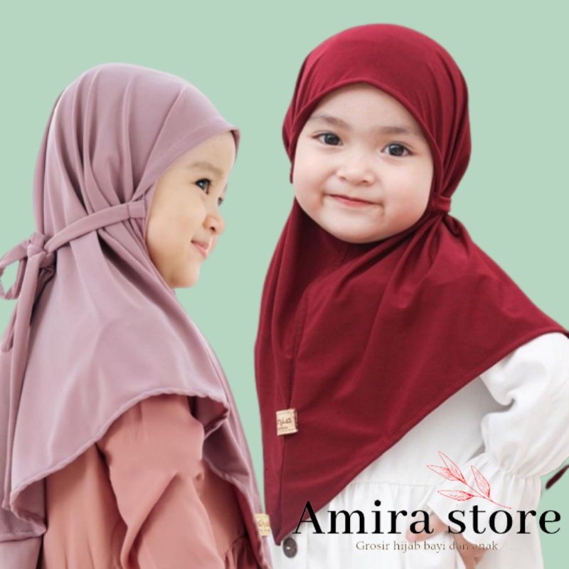 Kerudung Anak Bayi 0 6 Bulan 1 2 3 Tahun BERGO MARYAM Hijab Bayi Jilbab Anak Bayi Jilbab Bayi Peremp
