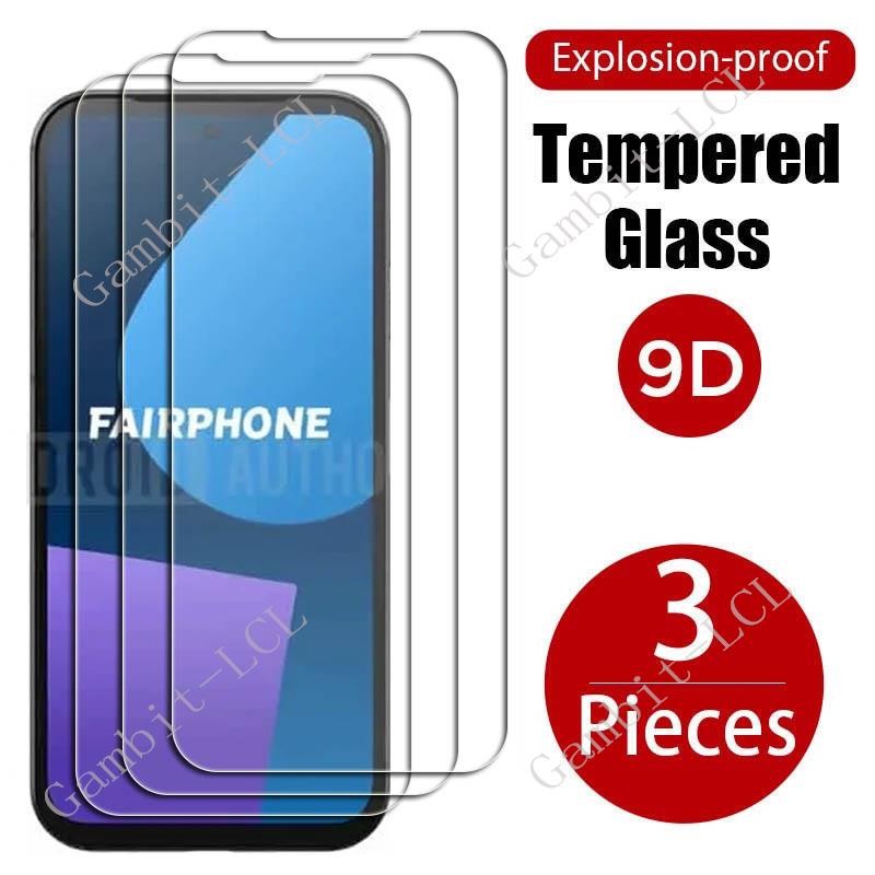 3PCS For Fairphone 5 Tempered Glass Protective ON Fairphone5 6.46" Screen Protector  Cover Film