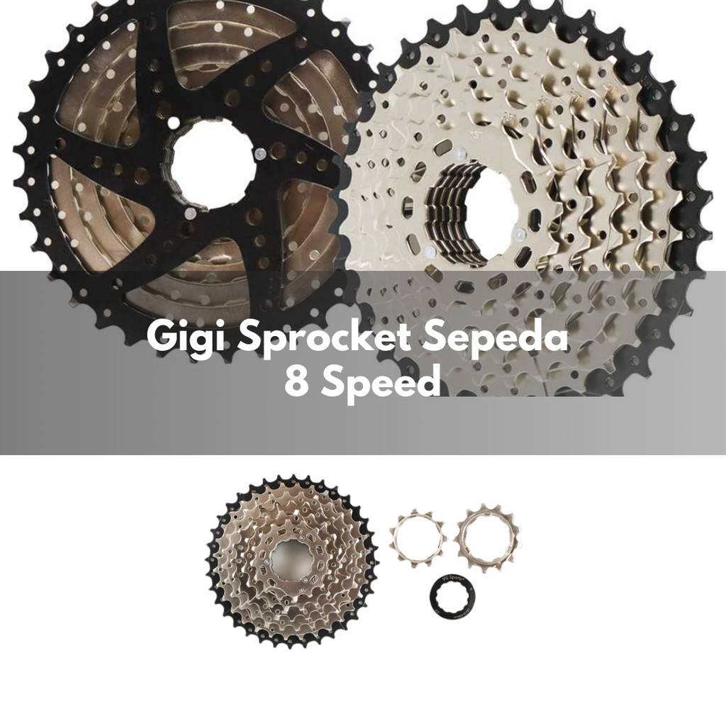 MKKK Gigi Sprocket Sepeda Round Ultralight 8 Speed 11-36T VCG7VB