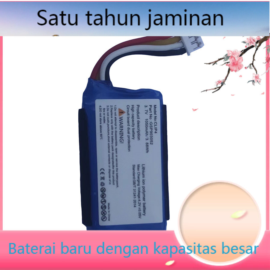 Baterai baru yang cocok untuk JBL Clip 4 Baterai Bluetooth speaker GSP 903052