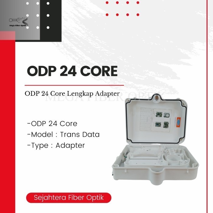 ODP 24 Core Lengkap Adapter SC-UPC/ODP Model Transdata | Alat Fiber Optic