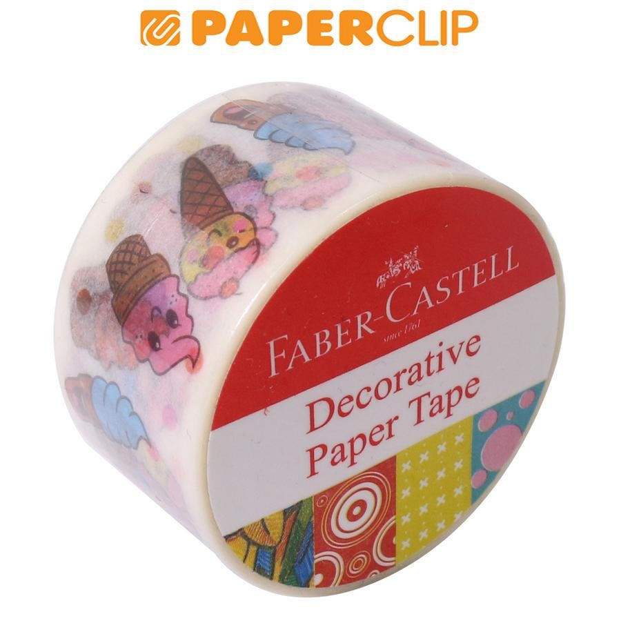 

DECORATIVE PAPER TAPE FABER CASTELL 309006 ICE CREAM