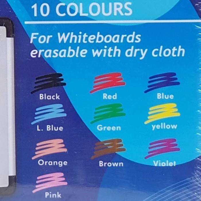 

Snowman Spidol Papan Tulis Whiteboard Color Boardmarker SET 10 PCS