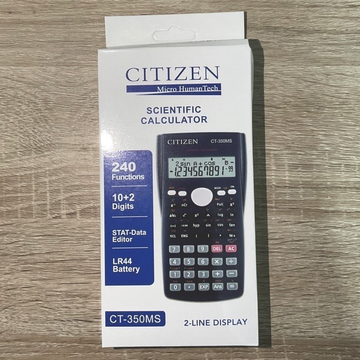 

Kalkulator Scientific Citizen CT350MS - Kalkulator ilmiah / Rumus