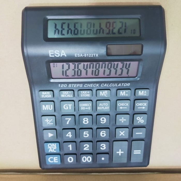 

kalkulator dagang 2 layar ESA 8122 TX