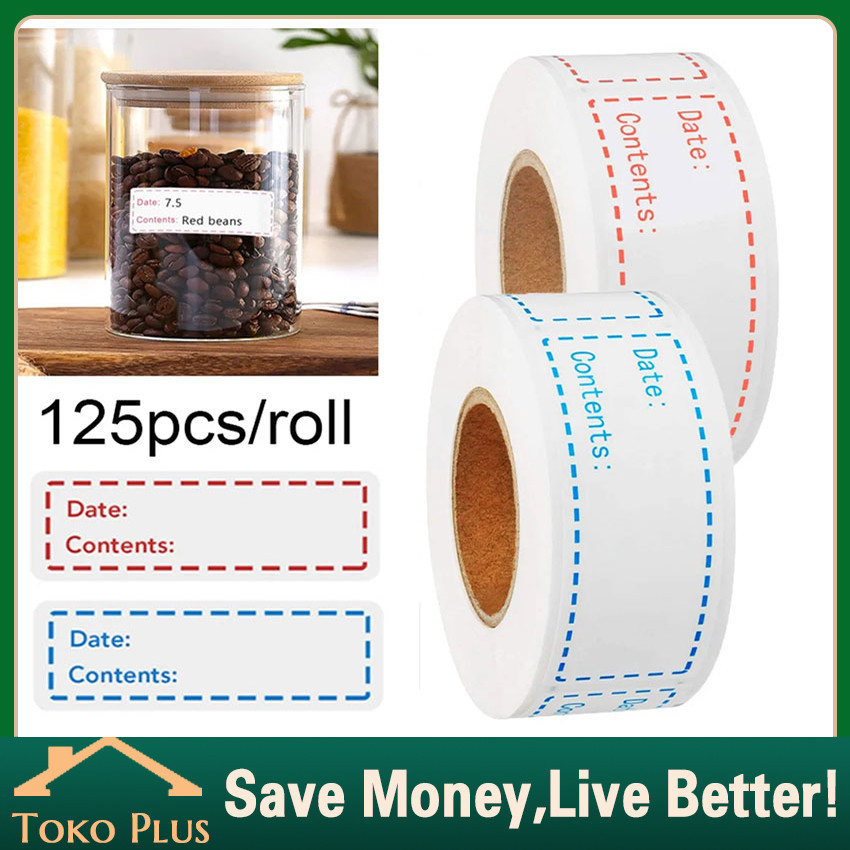 

5 Roll Stiker Label produk Serbaguna dengan Tanggal Produksi Dan Exp Produk Date Content label Stiker Label Penamaan Tanggal Produksi Serbaguna