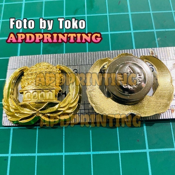 promo ✨ -Pin KORPRI Magnet 3cm Kuningan ASLI ORINAL Satuan - Peniti