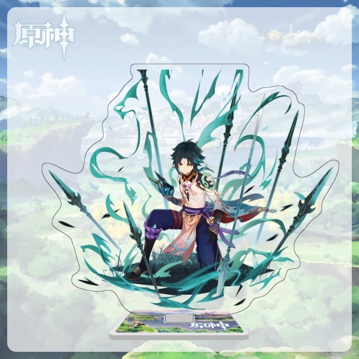 promo ✨ -Childe Zhongli Chongyun Stand Display GENSHIN IMPACT Fure, Standee, - Xiao