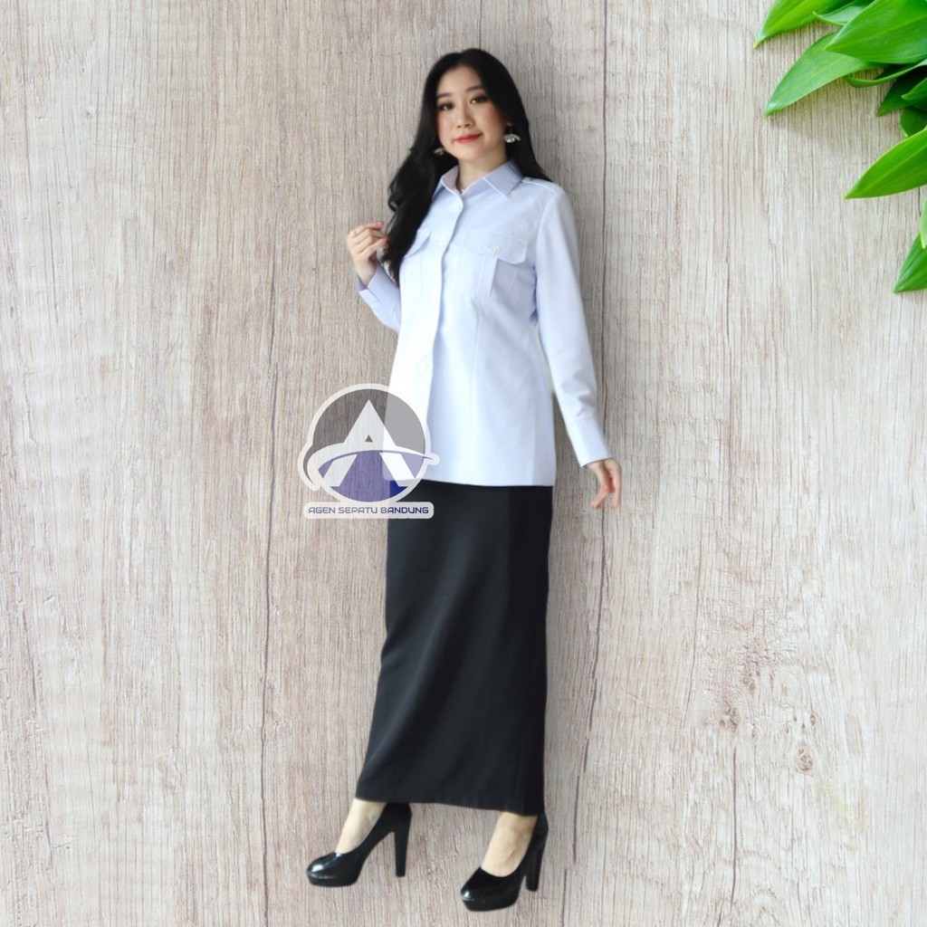 BLAZER BELLAGIO SERAGAM PUTIH PNS, DINAS, BLAZER GURU, JAS PUTIH