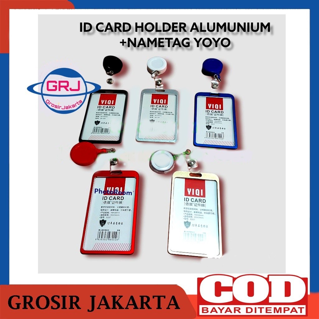 

Nametag Yoyo Id Card Holder Casing Id Card Holder Alumunium