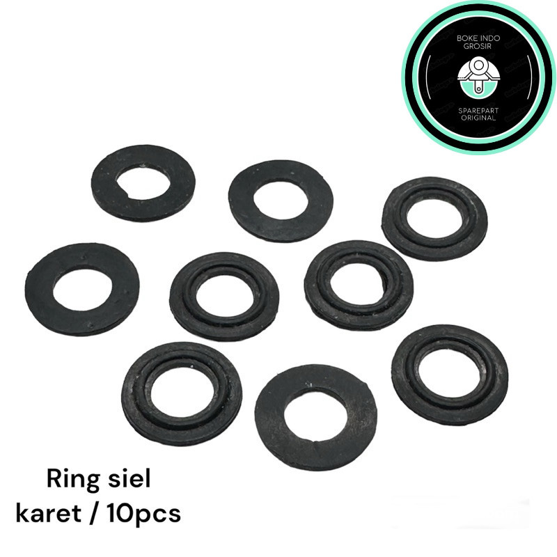 BIG RING KARET SIEL KARET LUBANG M10 BAUT 14 RING KARET ORIGINAL SIL MURAH