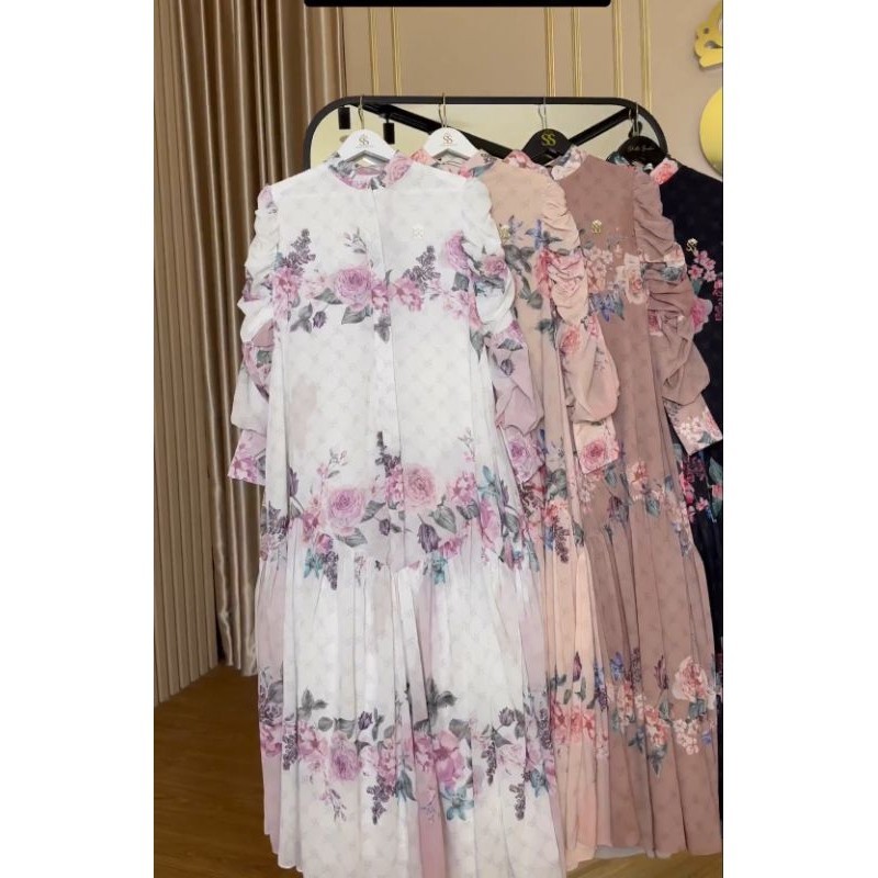 SHELLASAUKIA ️ GAMIS FLOWER ORI ️ SHELLASAUKIA