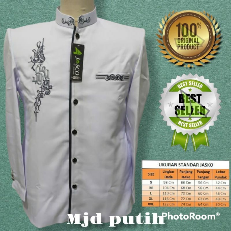Jasko Koko pria (Jas Koko) motif bordir man Jadda wa Jadda by JascoTasik asli