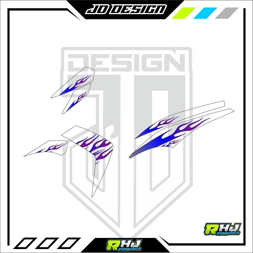 

STRIPING MOTOR PELINDUNG BODY MOTOR TRANSPARAN MIO SOUL GT MOTIF API