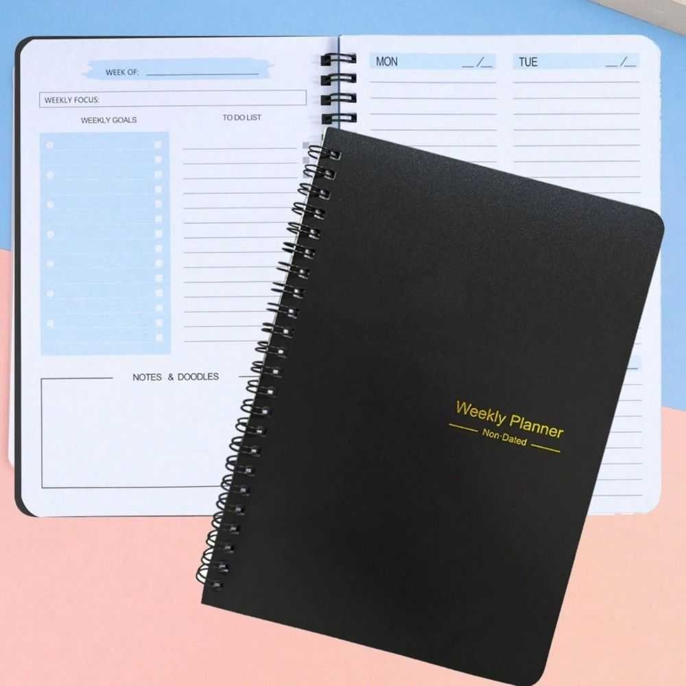

JADATE Buku Catatan Mingguan Weekly Planner Note 52 Sheets A5 - Q046 - AH