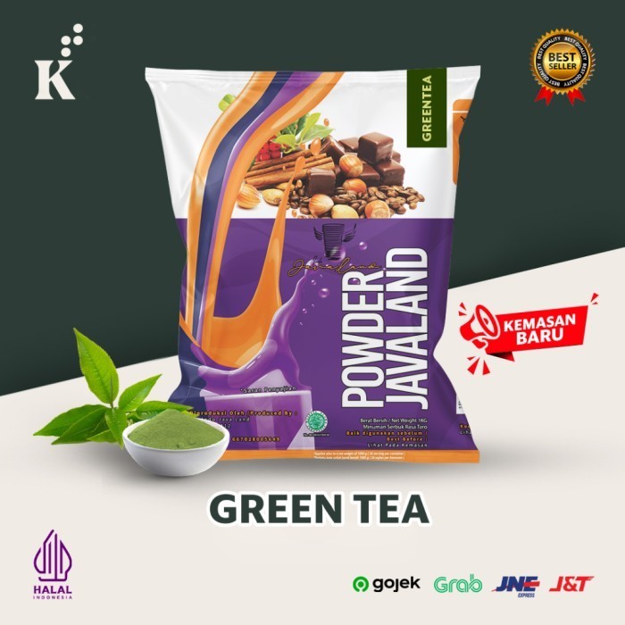 

NRW Bubuk Minuman Rasa Green Tea Greentea Bubble drink Powder drink 1kg