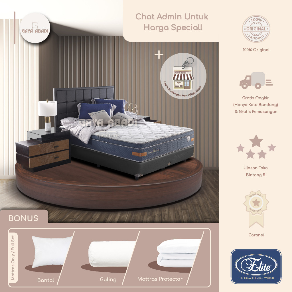 Springbed Elite Grand Elegant / Kasur Elite Grand Elegant - Elite Springbed