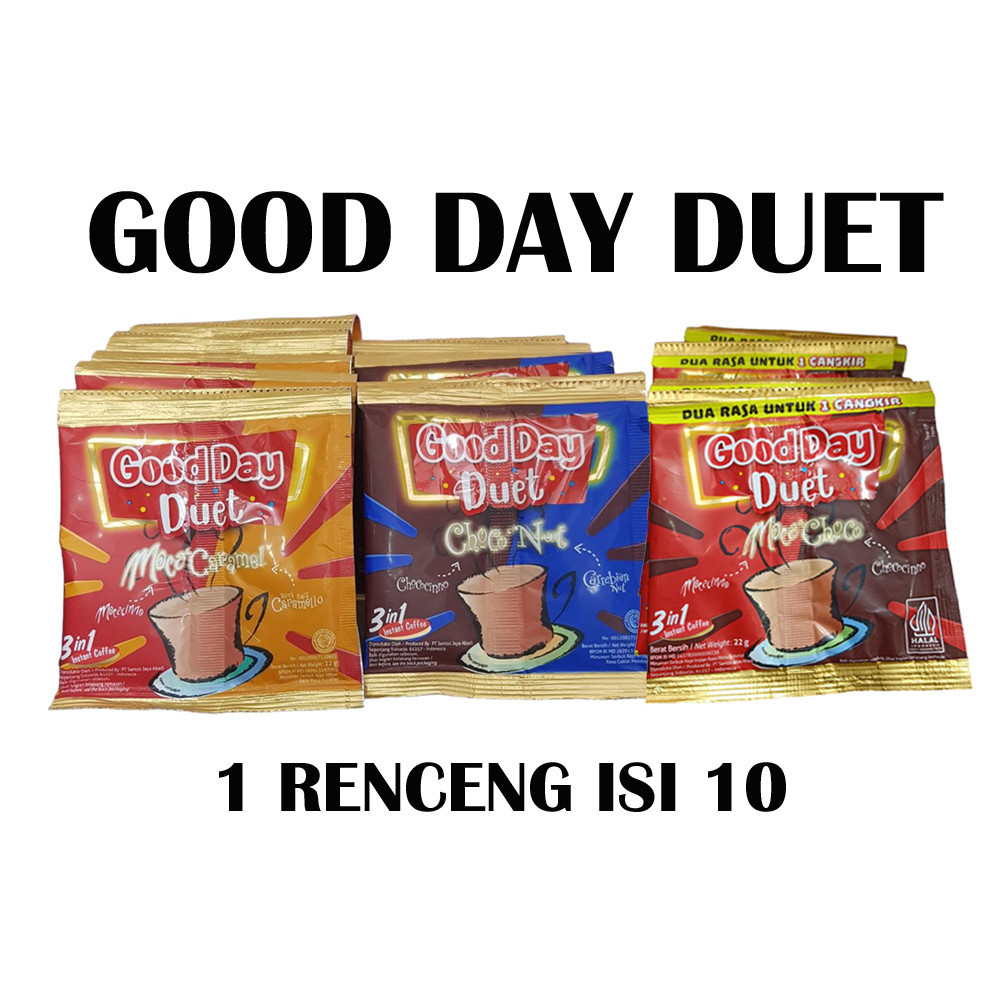 

GOOD DAY DUET RENCENG ISI 10 By Toko DUNIA VARIASI SURABAYA